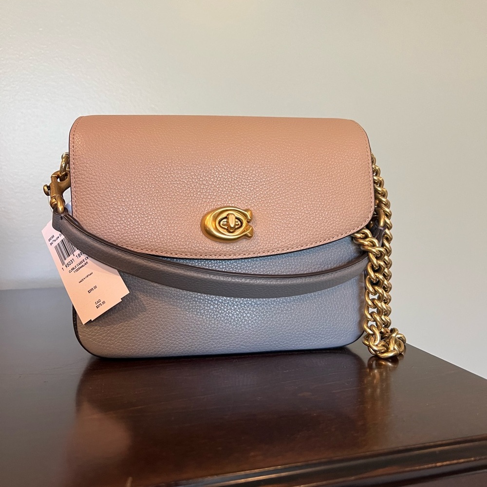 NWT Coach crossbody. Chain crossbody or sachel handle.